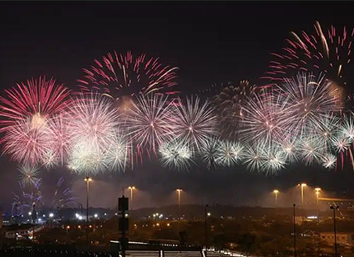 根河市焰火晚会